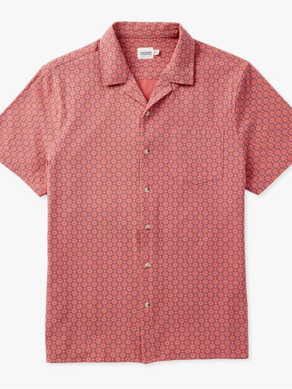 Fair Harbor Mens Casablanca Camp Shirt